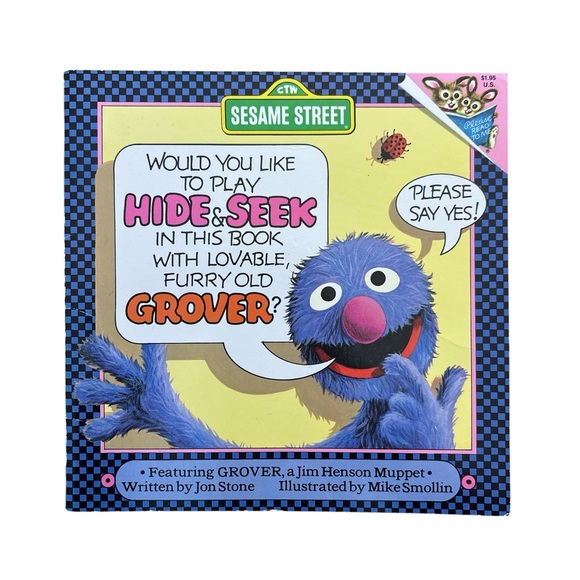 Sesame Street  Grover Hide & Seek and Grover Sleeps Over Book - Picture 2 of 9